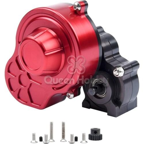 Complete Metal Gearbox SCX10 Gearbox Transmission Box Contain Gear For 1/10 Rc Crawler Car Axial SCX10 Upgrade Parts