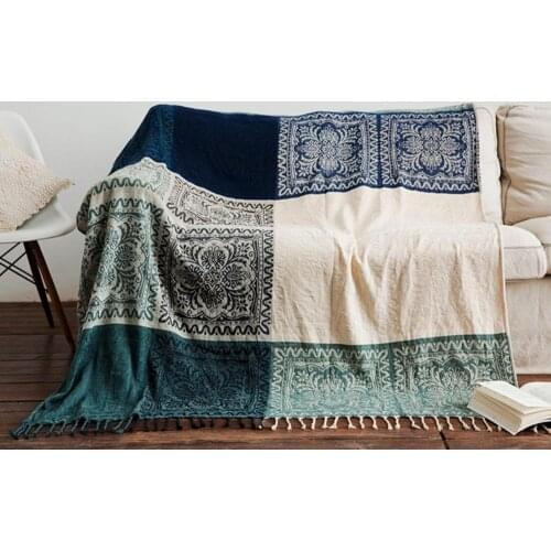 Simple Nordic Tapestry Aesthetic Oversized thin air conditioning blanket sheet piano dustproof sofa cover Home Bedroom Decor