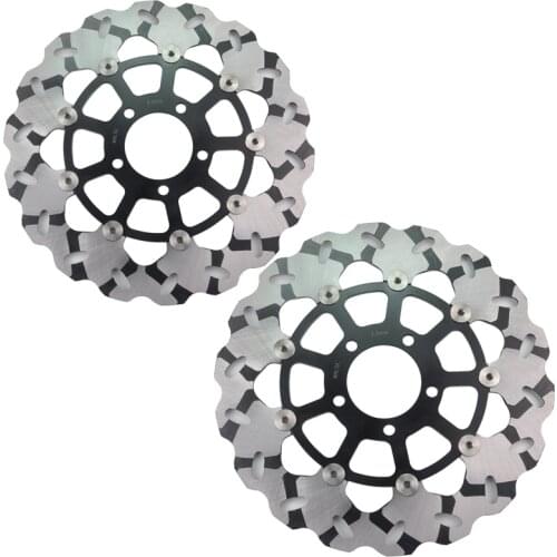 2PC Motorcycle Front Brake Disc Rotor For Suzuki GSX-R600 97-03 GSX-R750 96-03 GSX-R1000 01-02 TL1000 GSX1300R Hayabusa GSX1400