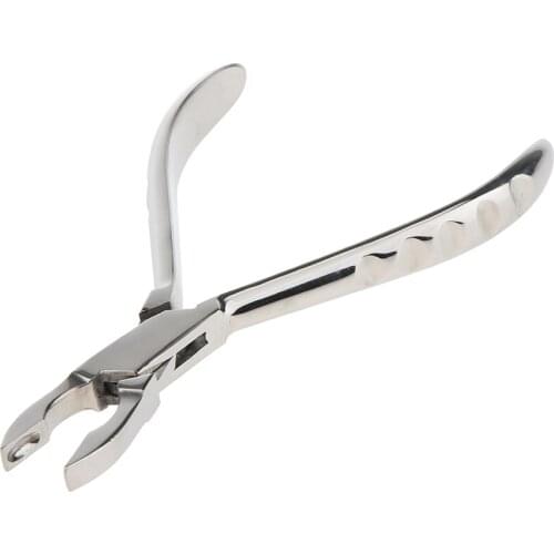 Stainless Steel Bead Ring Closing Plier Clamp Jewelry Forceps
