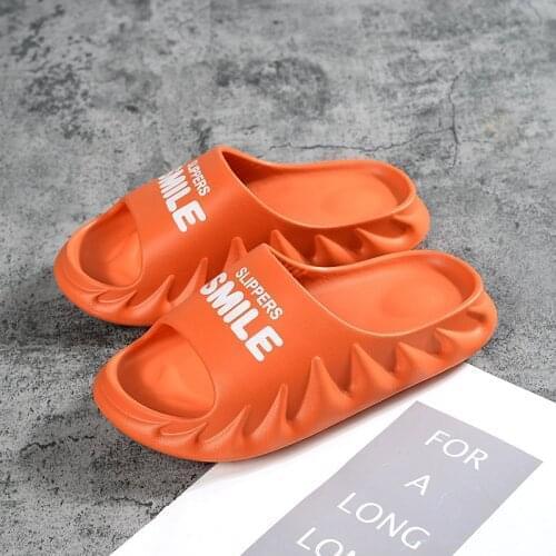 Fashion Orange Women Casual Slippers Soft Comfort Womens Platform Slides Indoor Flip Flops Women Summer Shoes шлепки женские