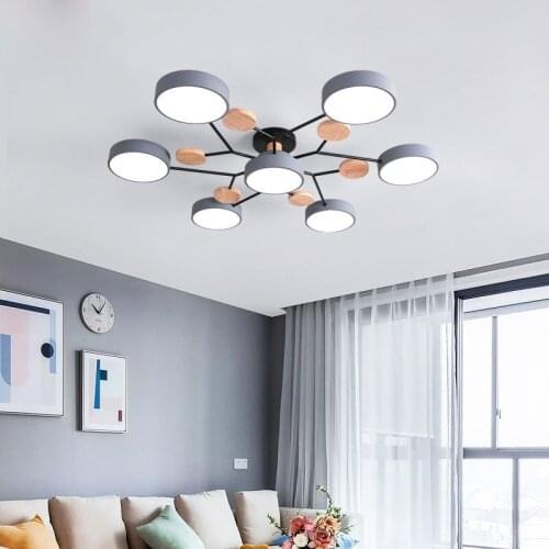 Modern modern led chandelier kitchen chandeliers living room decoration ventilador de techo lampes suspendues