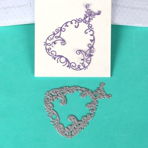 DUOFEN METAL CUTTING wedding dress stencil for DIY papercraft projects Scrapbook Paper Album