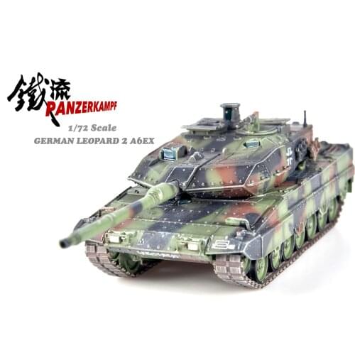12200 Diecast Army Metal Tanks Model 1:72 Scale Leopard2 A6EX Die cast millitary Tank Models kids Toys for Collection Gift