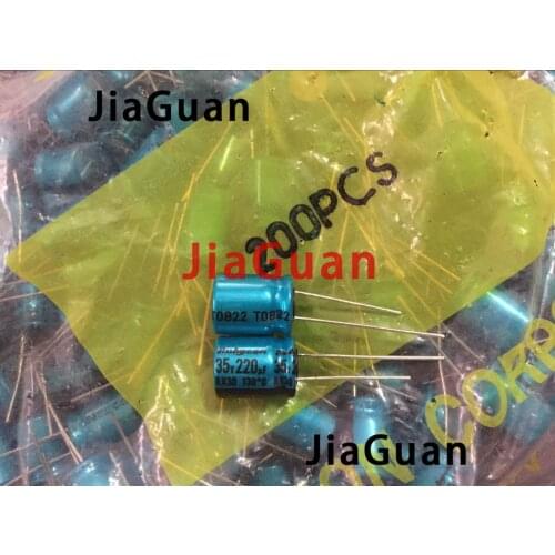 20PCS NEW RUBYCON RX30 35V220UF 10X12.5MM Electrolytic Capacitor rx30 220uF/35V 130 degrees 220UF 35V