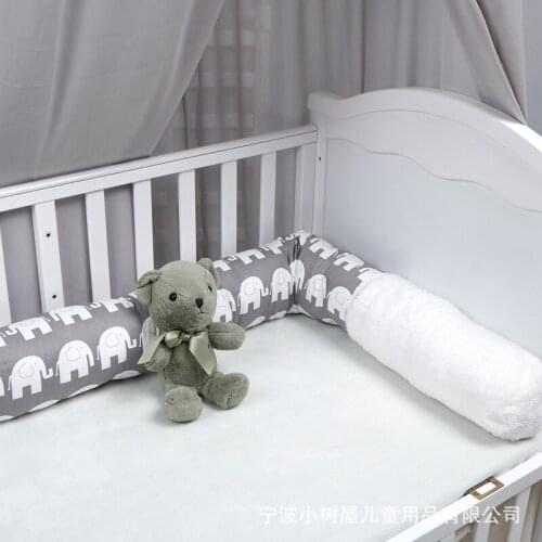 200cm Crib Bedding Pillows Newborn Crib Cushion Anti Collision Safety Cot Protector Nursery Bumper