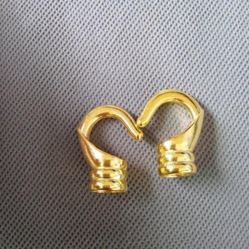 4pcs/lot 30*35mm gold M10 inner screw opening hook hanging hook Connectors for chandelier DIY lighting accessories