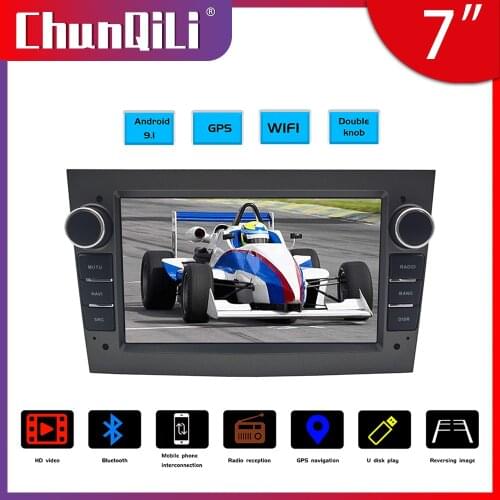 ChunQiLi 2 DIN Android 10 Car Radio GPS WIFI Bluetooth Player for opel Car Player Video Navigation Multimedia 2Din Auto Audio