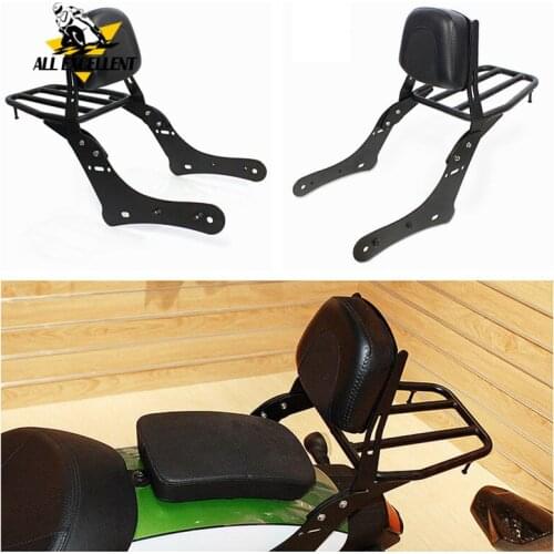Motorcycle Backrest Luggage Rack Rear Passenger Seat Backrest For 2015-2017 Kawasaki VN650 Vulcan S 650 S650 2016