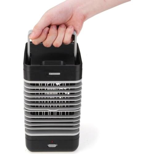 Household air cooler Mini Portable Air Conditioner Humidifier Purifier Desktop Cooling Fan for Camping Outdoor Activities AC220V