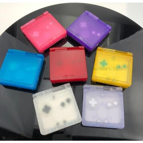 2020 Transparent Replacement Full Housing Shell for Nintend Gameboy Advance SP for GBA SP Game Console Cover Case