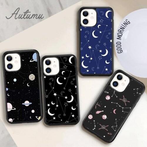 Constellation Phone Case for iPhone 11 12 Pro Max mini X XR XS SE 2020 5 6S 7 8 Plus Samsung Galaxy S8 S9 S10 Cover shell