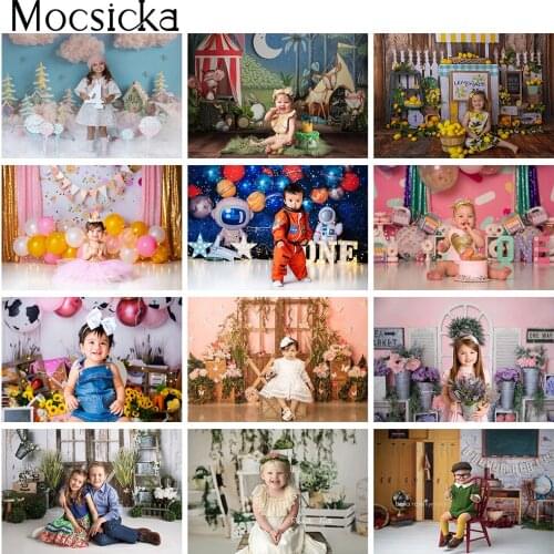 Children Birthday Cake Smash Backdrop Photography Newborn Baby Kids Portrait Background Professional Backdrops Photo Studio