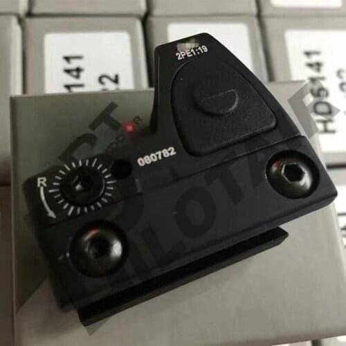 Pilotairsoft Mini RMR Red Dot Sight Collimator Glock/Shotgun Reflex Sight Scope fit 20mm Weaver Rail For Airsoft/Hunting Rifle