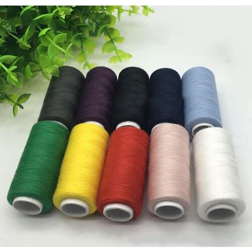 Home Sewing Thread, Needle Thread, Hand-Sewn Thread, Mixed Color 10-Color Bag Large Coil Thread