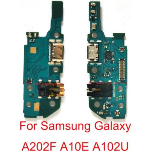 Original USB Charging Port Connector Board Dock Flex Cable For Samsung Galaxy A202F SM-202F A10E A102U Charge Board Flex Cable