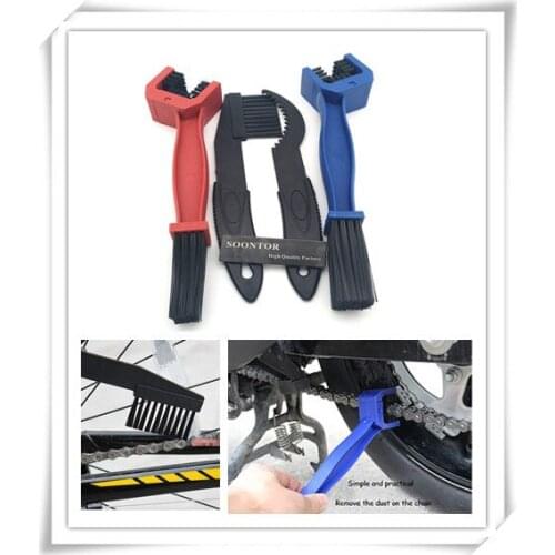 Motorcycle bike Chain Gear Dirt Remover Scrubber Cleaner Brush Tools For YAMAHA YZF R15 XT660 X R Z TMAX 500 530 TMAX500 530