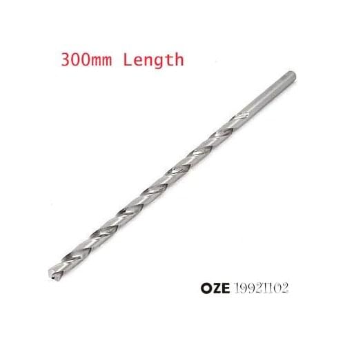 OZE19921102 Silver Tone High Speed Steel 300mm Length Twist Drilling Drill Bit Dia. 5mm/6mm/7mm/8mm/9mm/10mm/11mm