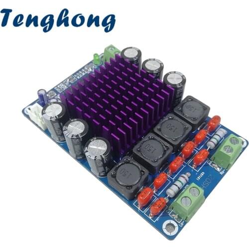 Tenghong 1Pcs TK2050 Power Amplifier Audio Board 2X50W Dual Channel Stereo ClassT Digital Sound Amplifiers HIFI Amp Super TA2020