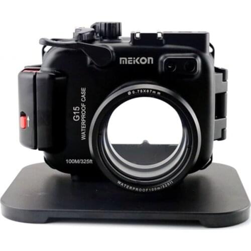 For Canon PowerShot G15 100m/325ft Aluminum Underwater Housing Waterproof Camera Diving Case as WP-DC48