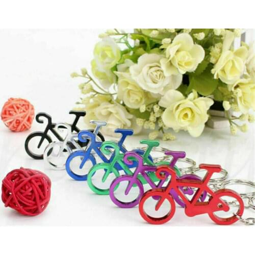 1X Colorful Alloy Bicycle Bike Keychain Keyring Keyfob Key Ring Chain Holder