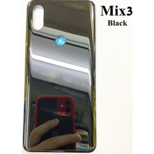 100% Original Back Battery Cover For Xiaomi Mix 3 mix3 Rear Housing Door Back Cover Case Shell Replacement