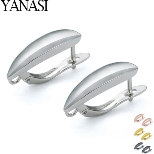 DIY Earring Hooks Accessories For Jewelry Making Women Tassle Crystal Pearl Earrings Findings Clasp Wholesale