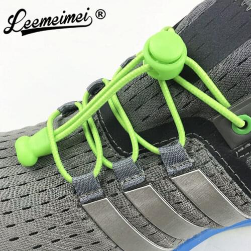 5pair/lot Flat Lace 100cm Elastic Shoe Laces Running Colored Shoelaces Easy Shoelaces For Adult and Children