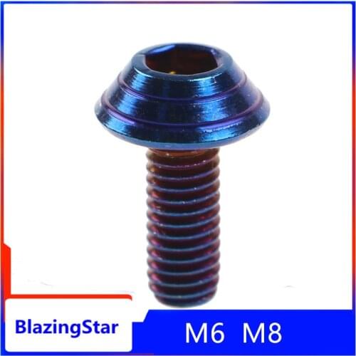 Electric Car / Motorcycle Brake Disc M8 Transfer Code Caliper Disc bouten Screws Stainless Steel Hex Color bolts
