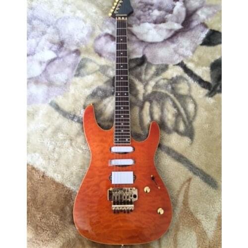 2019 new + factory + Sur MK1 electric guitar 24 frets quilted maple top Sur deluxe electric guitar Free Shipping Suer Guitar