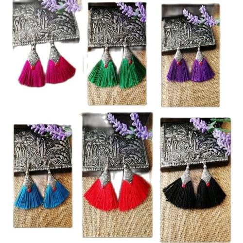 National Classical Palace Chinese style dance Earrings Tassel Earrings earrings earrings