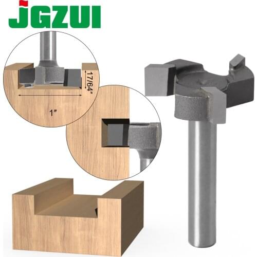 6mm Shank 1/4″Shank 3 teeth T-Slot Router Bit Milling Straight Edge Slotting Milling Cutter Cutting Handle for Wood Woodwork
