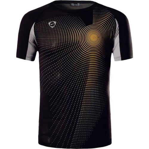 Jeansian Mens Tshirt T-Shirt Tee Shirt Sport Dry Fit Short Sleeve Running Fitness Workout LSL013 Black