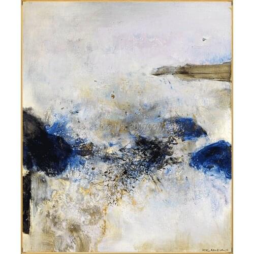 Famous Painter ZAOWUKI Imaginative Abstract Handmade Canvas oil Painting cuadros abstractos modernos Modern wall art canvas