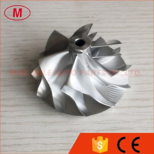 K16 5324-123-2206 6+6 blades high performance 49.62/61.98mm billet/milling/aluminum 2618 compressor wheel for 1855-970-0000