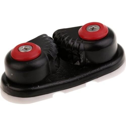 Boat Sailing Sailboat Ball Bearing Cam Cleat - Black 3.35 x 1.54 inch