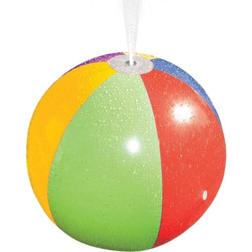 74cm Inflatable Beach Ball Non-fade Durable Spray Water Toy For Children Outdoor Hot Summer Adult Party