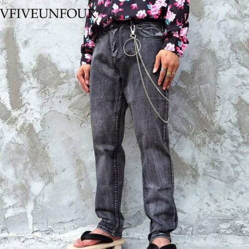 2020 New Arrival Vintage Skinny Slim Jeans Men Streetwear Jeans Men Straight Elastic Denim Men High Street Pencil Jeans