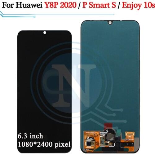 Original 6.3" Display Replacement For Huawei Y8p AQM-LX1 LCD Touch Screen Digitizer Assembly For Huawei y8p 2020 LCD