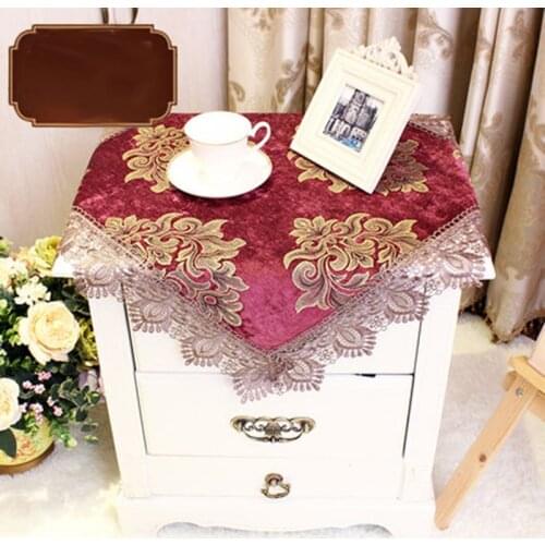 Bedside Dust Cover Tafelkleed Nordic Palace Multi-Function Tablecloth American Computer Refrigerator Decoration скатерть на стол