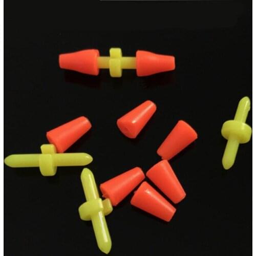 Rompin 10pcs/lot sea rock fishing stick float support prevent lost tip clip ocean fishing tackle accessories