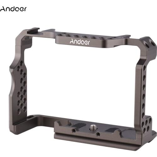 Andoer Aluminum Alloy Camera Cage Video Rig Replacement for Sony A7R III/ A7 II/ A7III Camera Cage