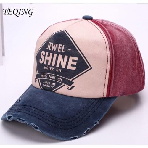 TEQING New Arrival Baseball Hat Male Female Street Casual Popular Hip-Hop Letter Printed Baseball Caps Hats H-29