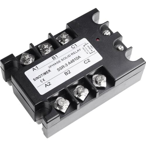SSR 3 Phase Solid State Relay SSR-3 AC To AC Solid State Relay 25 SSR Relay Three Phase SSR 25A Rele