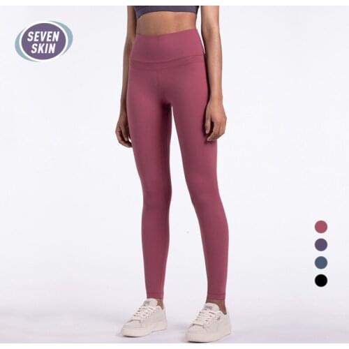 SEVEN SKIN Women Yoga Pants Naked-Feel Gym Sport Leggings Female High Waist Fitness Tights Workout Elastic Push Up Leggings 2021