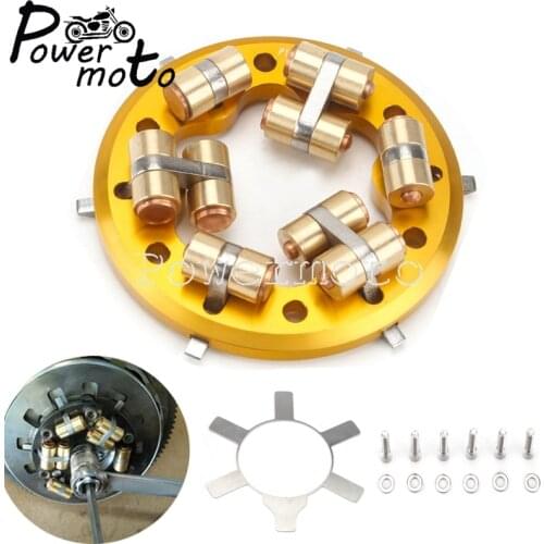 Gold Motorbike Accessories Custom Variable Pressure Clutch Plate 40% More Clamping Force For Harley Big Twin 1998-2016 Touring
