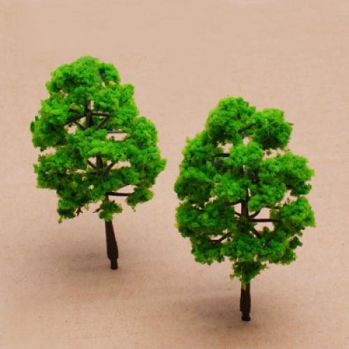 10PCS Model Plastic Trees Model Train Railroad Trunks Scenery Landscape Architectural Model Train Layout Garden Scene Wargame