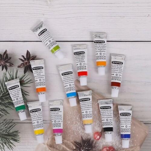 12 pieces/set of 1/6 1/12 Doll House Mini Color Paint Micro Landscape Model Prop Toy