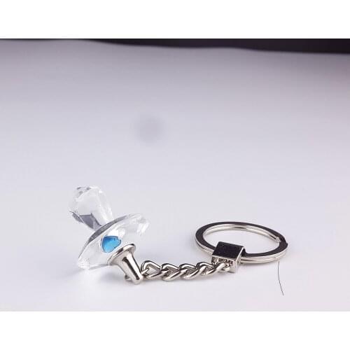 30pcs/lot Lovely Crystal Baby Nipple Party Souvenirs Baby Show Birthday Gifts