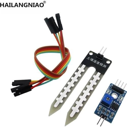 50PCS/LOT new Soil moisture meter testing module, soil humidity sensor, robot/intelligent car
